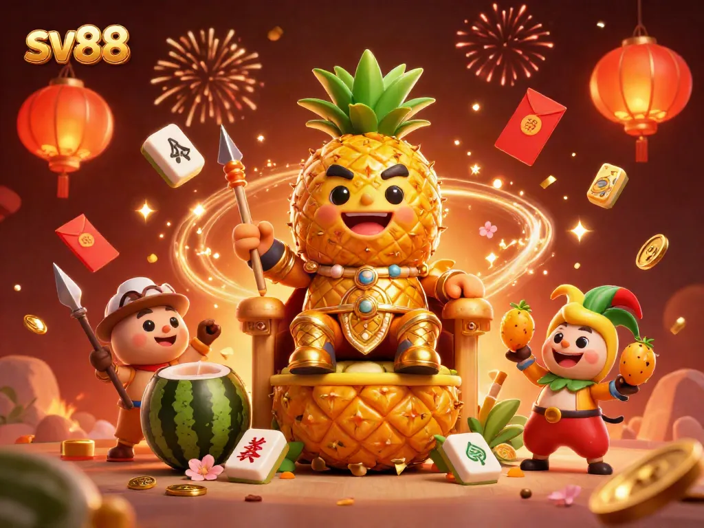 Engage with sv88's exciting casino scene featuring vibrant characters and thematic elements.